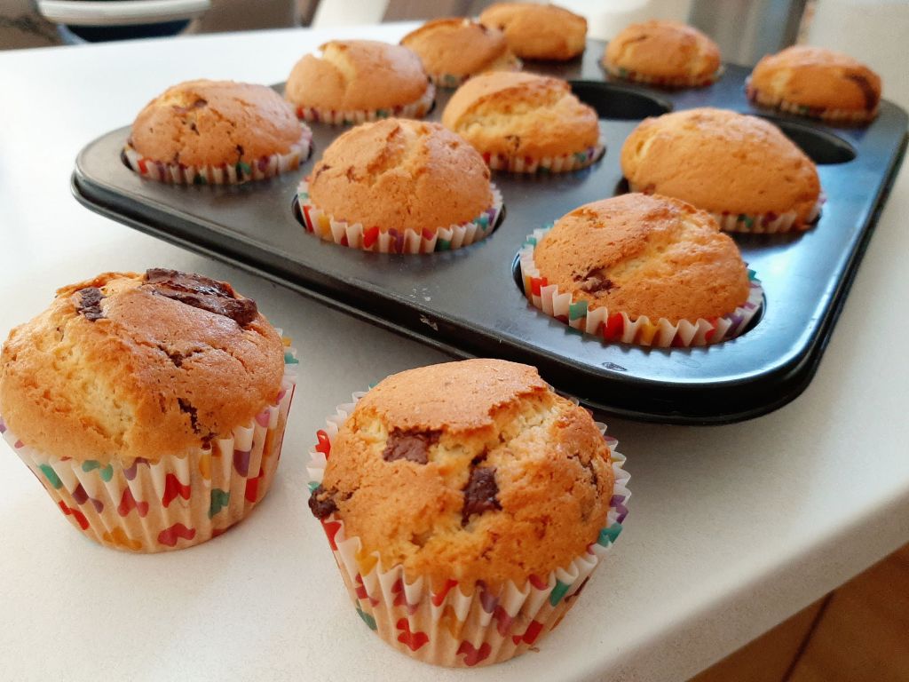 csokidarabos muffin