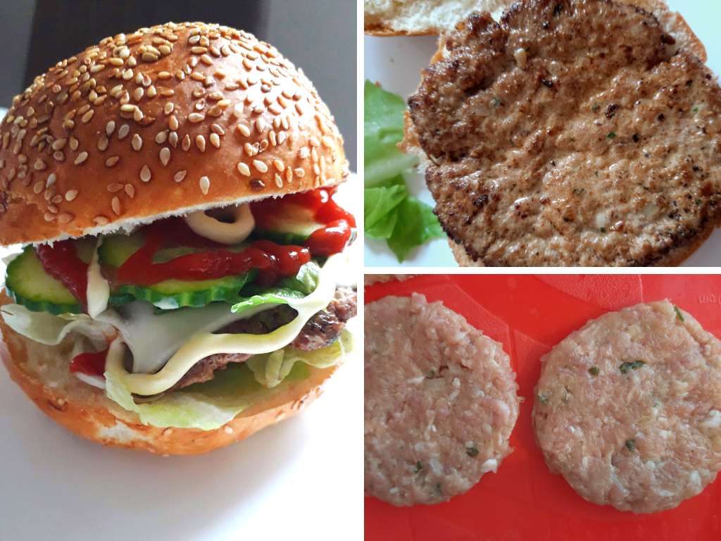 hamburger húspogácsa recept
